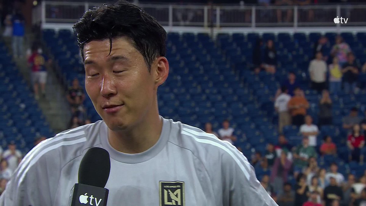 "I'm enjoying every single moment." 😃 Son Heung-Min after picking up his first assist in an LAFC win.