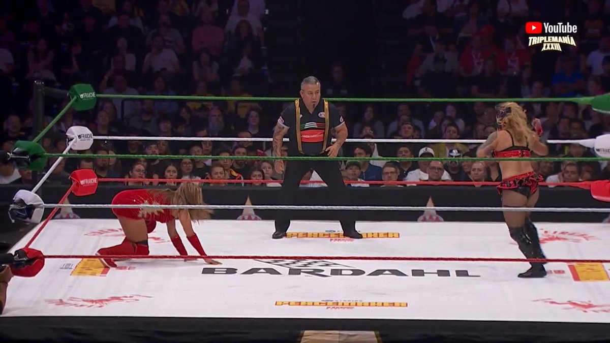 We've got a CROOKED REFEREE at Triplemania! 😠 WATCH HERE ▶️: