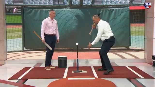 All great hitters have mastered their tee work 👌 Sean Casey and Albert Pujols talk through pregame routines and the importance of hitting off of a tee.