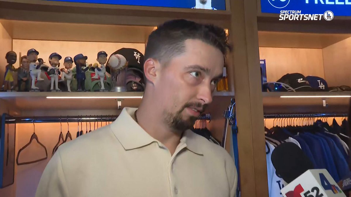 Blake Snell (6.0 IP, 0 ER, 2 BB, 3 K) speaks with the media following the Dodgers' 6-0 shut-out vs. the Padres to take the series. #LetsGoDodgers