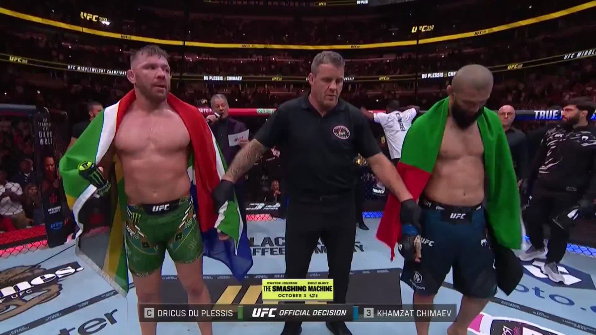 KHAMZAT CHIMAEV DEFEATS DRICUS DU PLESSIS BY UNANIMOUS DECISION! (50-44 x3) AND NEW!!!!! #UFC319