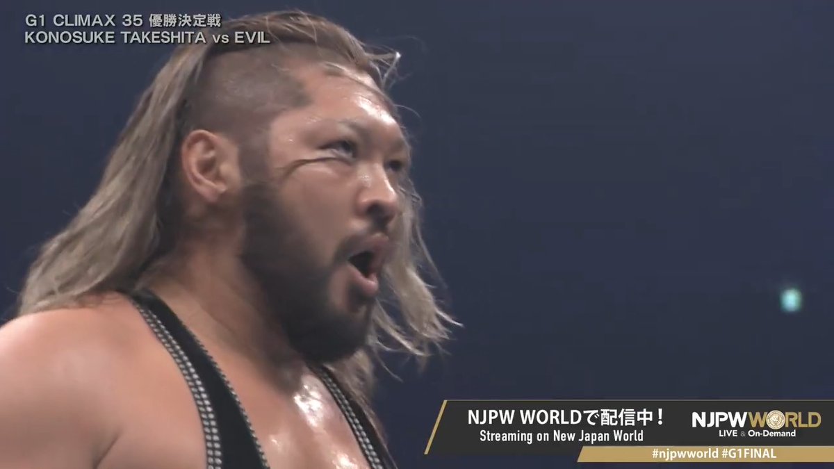 .EVIL "Elbow" From the profile URL #NJPW #njpwworld #G1FINAL
