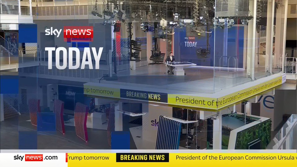 BREAKING: Ursula von der Leyen to join Ukrainian President Volodymyr Zelenskyy in Washington 📺 Sky 501, Virgin 602, Freeview 233 and YouTube
