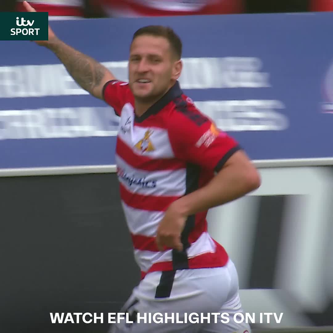Still scoring goals at 39 years old 👏 Billy Sharp pounces for Doncaster Rovers FC 🔴⚪