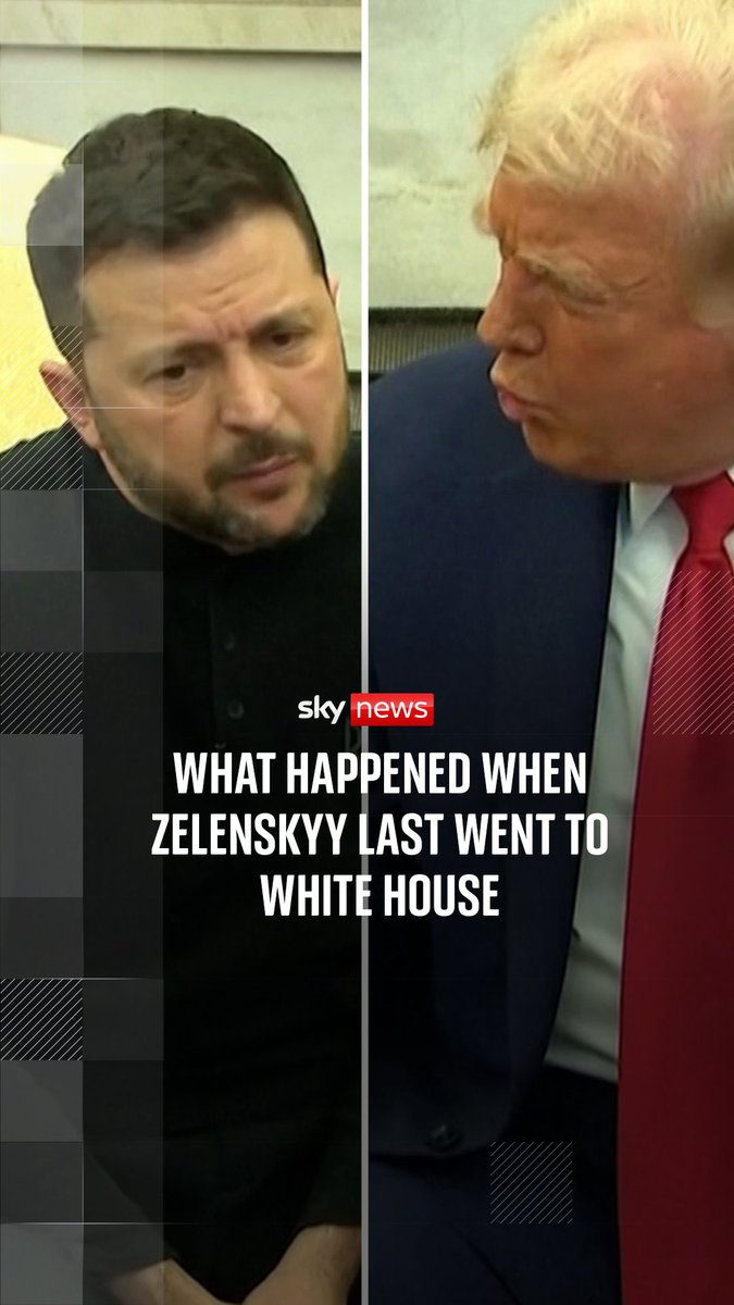 Zelenskyy is due to have a second meeting with Donald Trump in Washington, following the US president's summit with Vladimir Putin. But what happened last time? 🔗