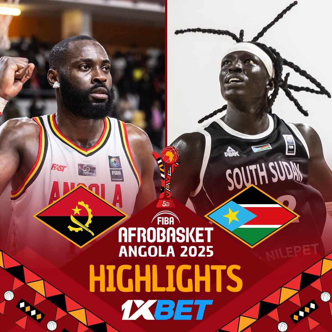 🇦🇴 Angola beat South Sudan to stay perfect, advance to the Last Eight! 💯 Federação Angola de Basquetebol x #AfoBasket #TheTimeIsNow | 1XBET Highlights
