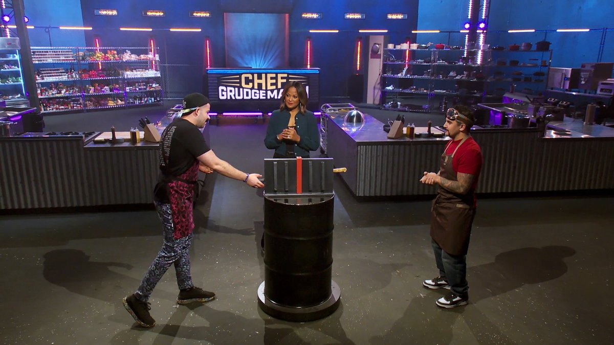 This week on #ChefGrudgeMatch the knives are out! 🔪 It’s Joe Sasto vs. Richie Farina and they’re not holding back. Who’s walking away with the W and bragging rights? 🔥 Don’t miss an all-new episode with host Laila Ali Tuesday @ 9|8c!