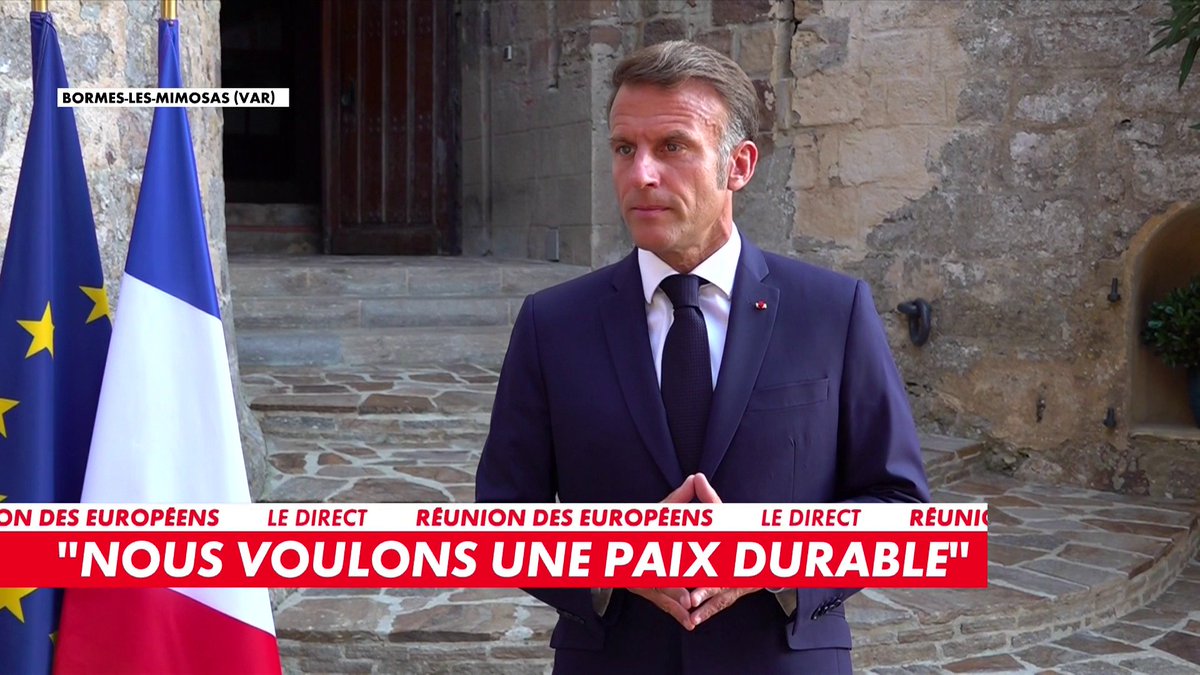 Emmanuel Macron s'exprime après son entretien avec les dirigeants de l'Europe à propos de l'Ukraine : «Il n'y a qu'un agresseur aujourd'hui, la Russie»
