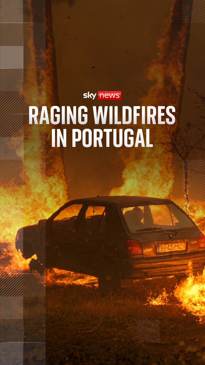 More than 5,000 firefighters are battling a surge of wildfires sweeping through northern and central Portugal. World news: