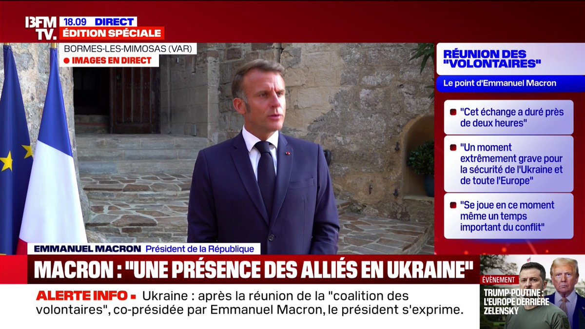 Macron just now: “Do I think that President Putin wants peace? The answer is no I don’t think Putin wants peace; I think he wants the capitulation of Ukraine”