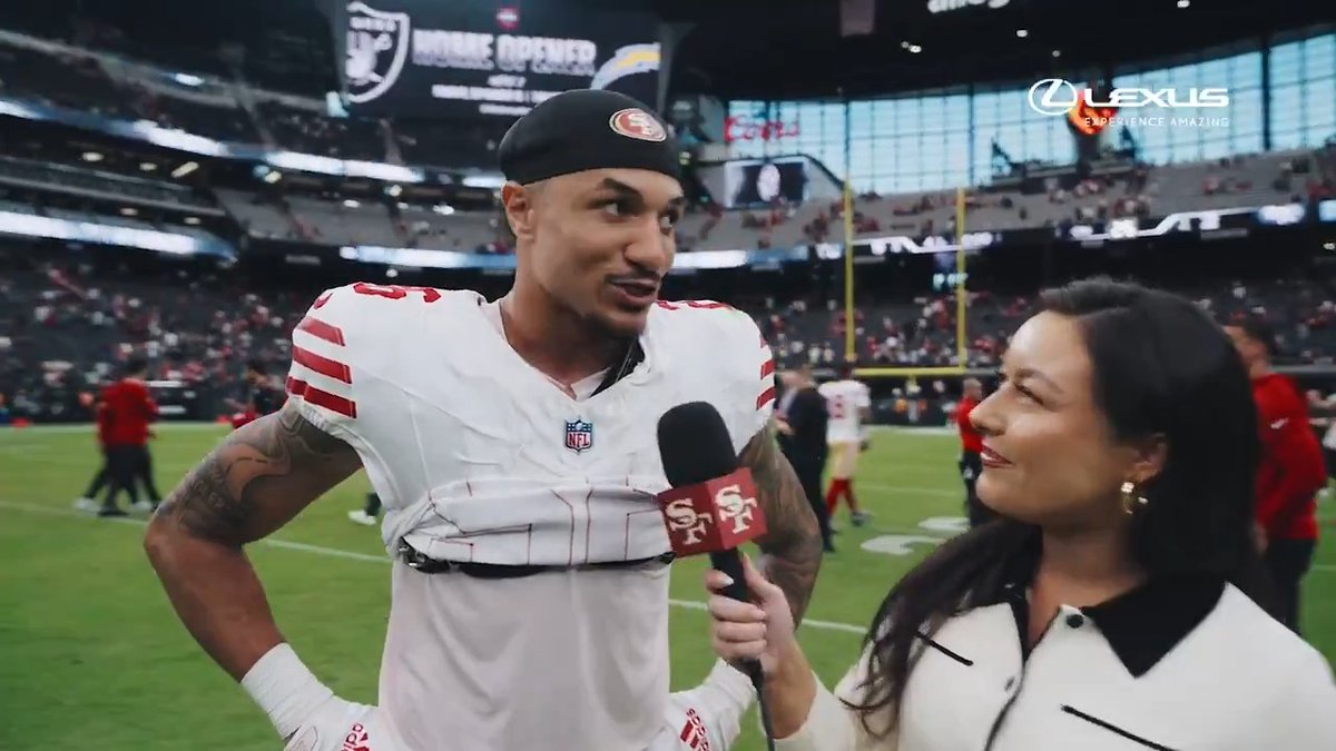 Worked for it. Manifested it. Made it reality. Chase Lucas joined Briana for the @lexus postgame interview.