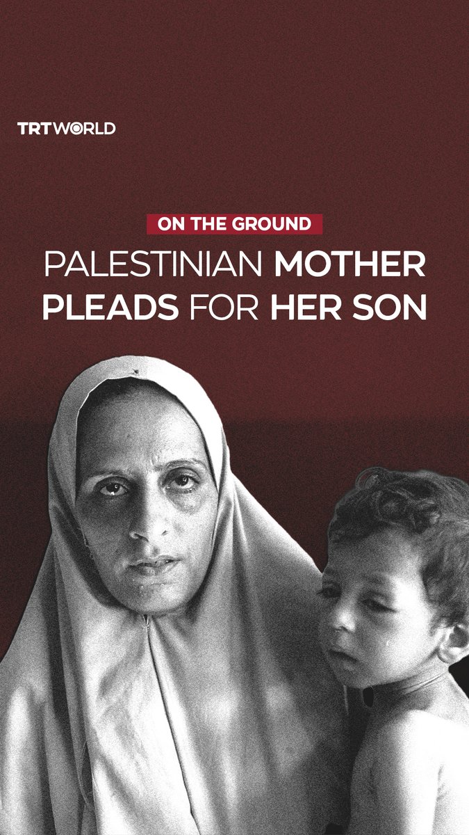 "I feel helpless watching him." Abdulrahman Kalab, 18 months old, suffers from malnutrition and skin ulcers caused by heat and the lack of food and medical care under the Israeli blockade on Gaza. His mother pleads for him to be taken abroad for treatment