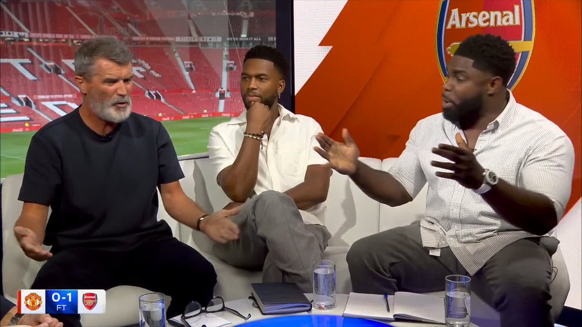 "Micah, this is big boy stuff!" Roy Keane and Micah Richards trade blows over Altay Bayındır's decision-making for Arsenal's goal... 😬