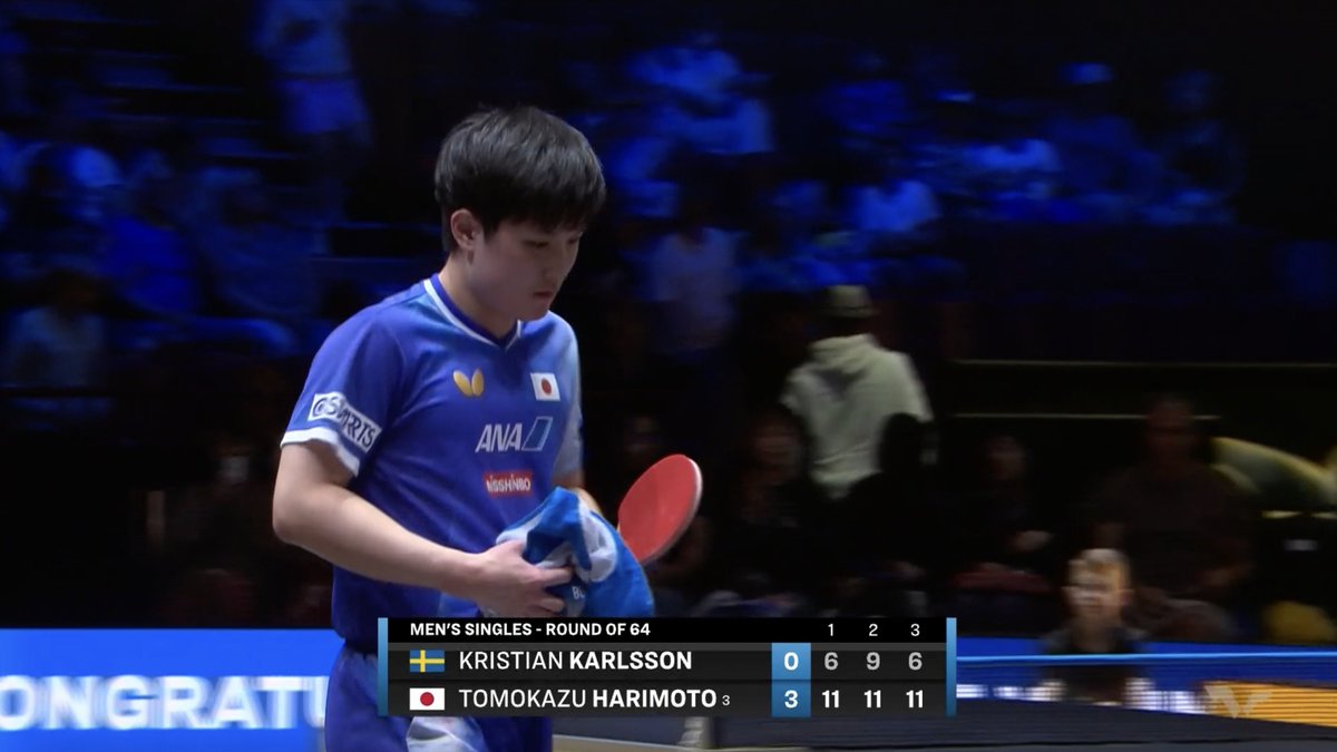 強い!初戦はストレート勝利💪🔥 地元選手に勝利し2回戦進出!! #ヨーロッパスマッシュ🇸🇪 ■男子シングルス1回戦 🇯🇵#張本智和 3-0 カールソン🇸🇪 11-6/11-9/11-6 #BSテレ東 で放送中📺 U-NEXTで日本選手の注目試合を独占LIVE配信📹 ▶️ #卓球 #テレ東