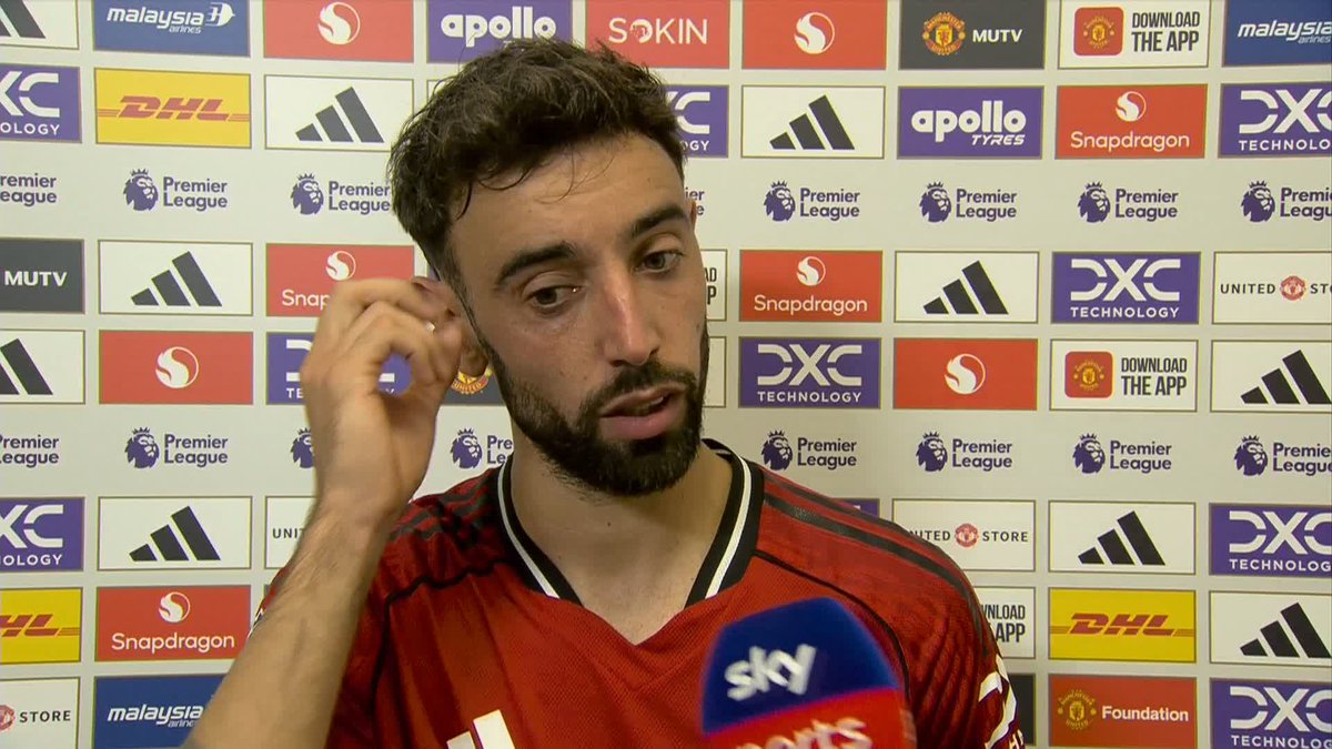 "We created too many chances without scoring" "We get better next time" Bruno Fernandes reacts to Man Utd's loss to Arsenal in the opening game of the season 🗣️
