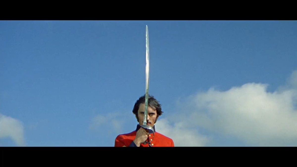 The late Terence Stamp in one of the most iconic scenes from Far from the Madding Crowd alongside Julie Christie.