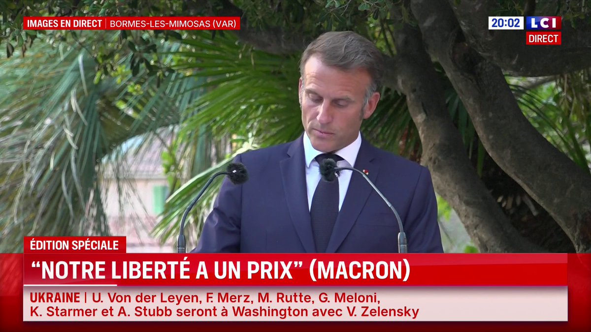 🔴🗣️ "La guerre est revenue en Europe" : Emmanuel Macron
