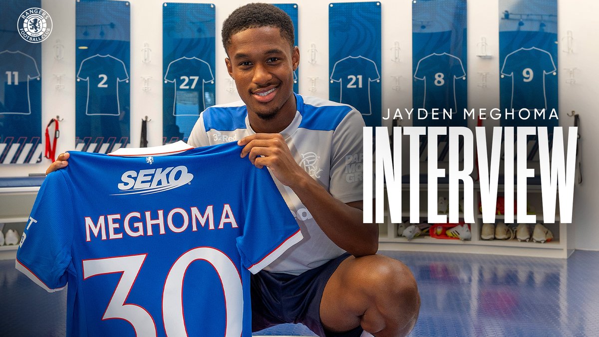 🎙️ Jayden Meghoma spoke to RangersTV after joining the club on loan from Brentford.