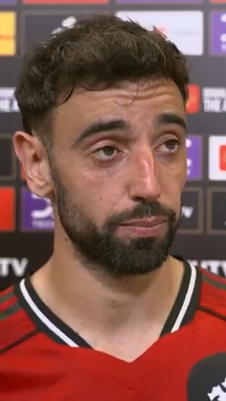 We take the positives and move on. That's the message from our skipper, Bruno Fernandes ©️