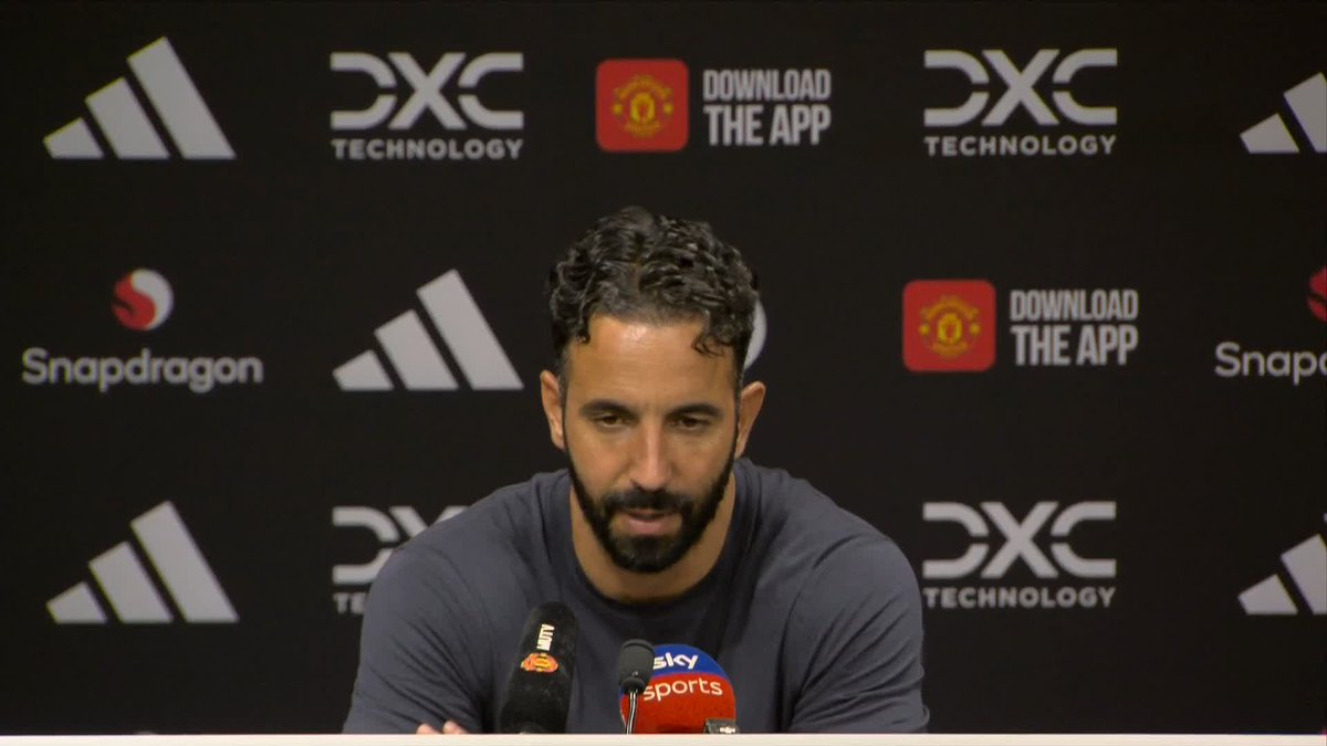 🗣️ "He needs to use his hands to catch the ball not push players" Ruben Amorim reflects on Califiori's goal against Manchester United 🔴