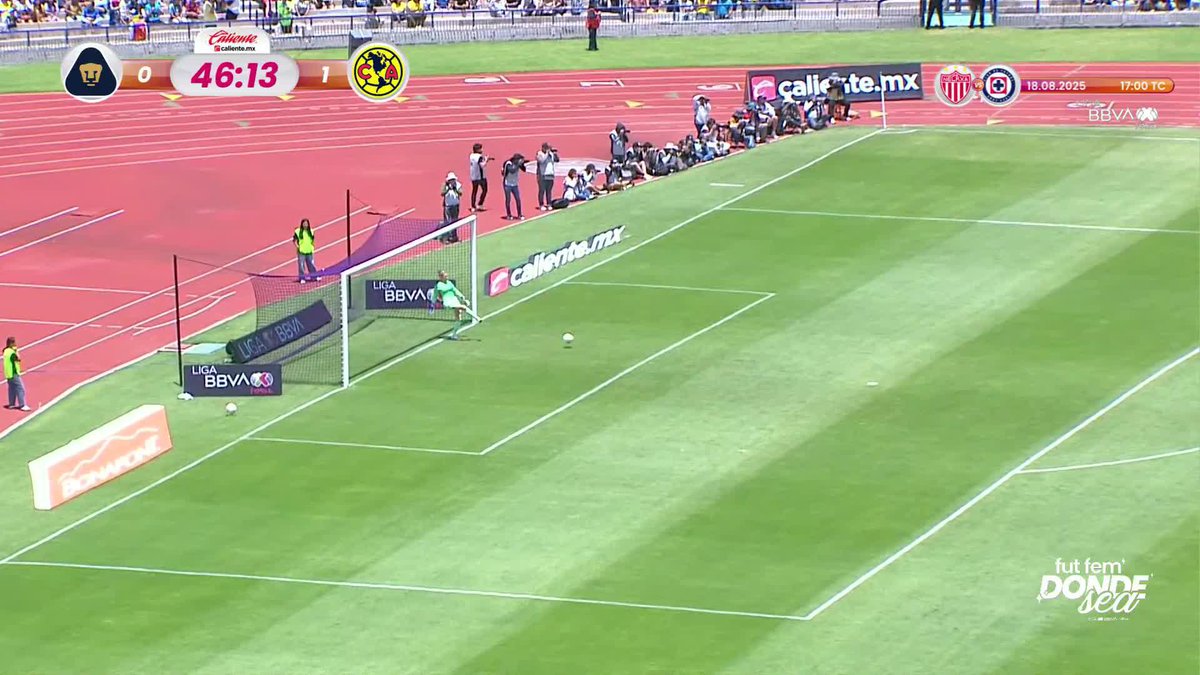 "Ana Mendoza": Por el gol que anotó para PUMAS.