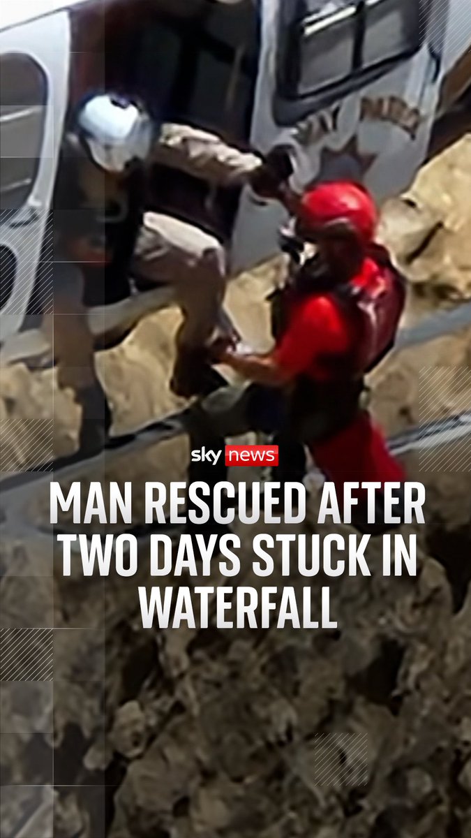 A dramatic rescue unfolded when emergency services in Tulare County saved a man who had been trapped for two days behind a waterfall in the Kern River 🚁