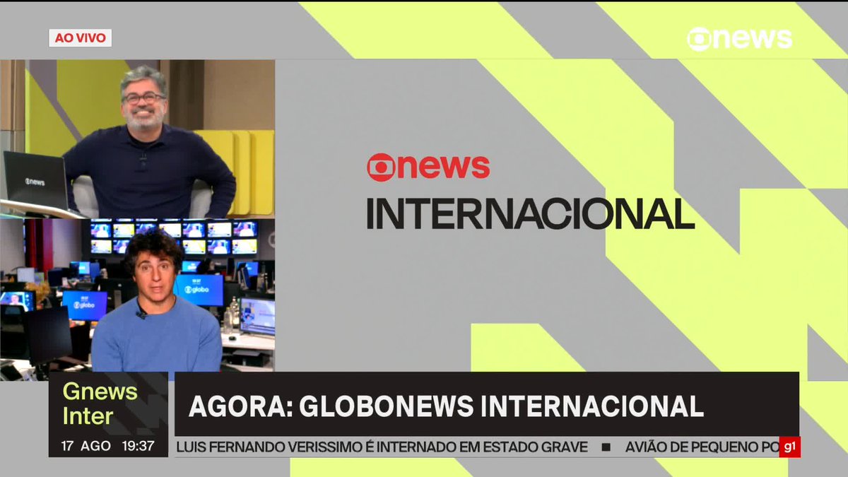 O #GloboNewsInternacional deste domingo (17) já está no ar. Marcelo Lins e Guga Chacra trazem os destaques. ➡ Assista à #GloboNews:
