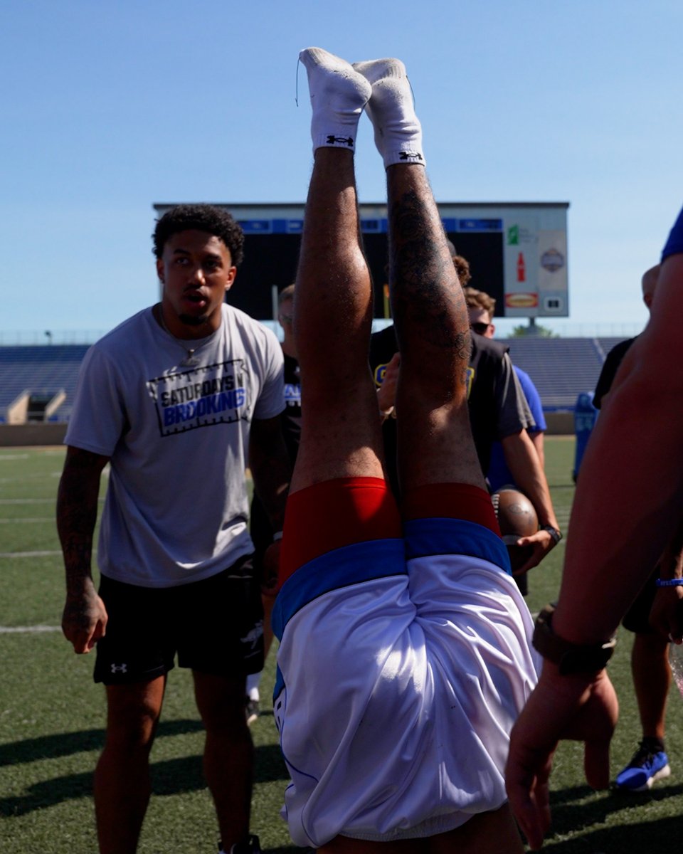 An SDSU tradition that spans decades: Jackrabbit Media Day Olympics. Roll the 2025 tape 🎞️