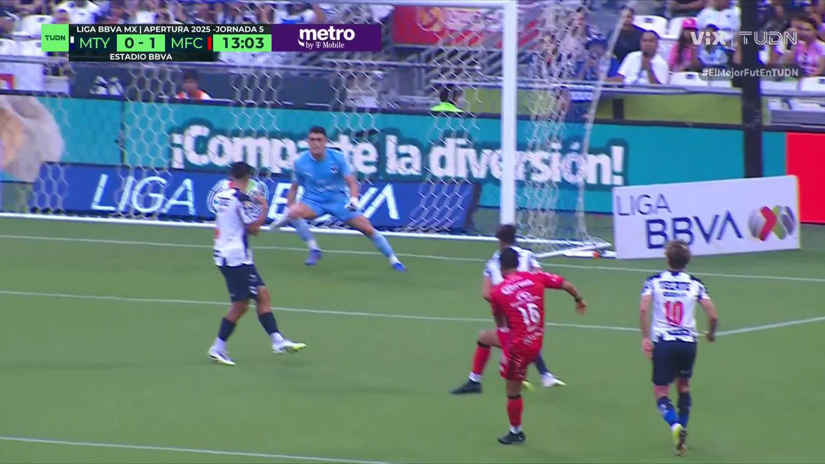 📹| El Maza sorprendió ahí 👇 Aquí el primer gol del partido. Cortesía de Esquivel para los Cañoneros. Rayados 2-1 Mazatlán F.C. ⚓️ Ⓜ️🆚⚓️ #J5 #AP25 | #LaLigaDeLaAfición
