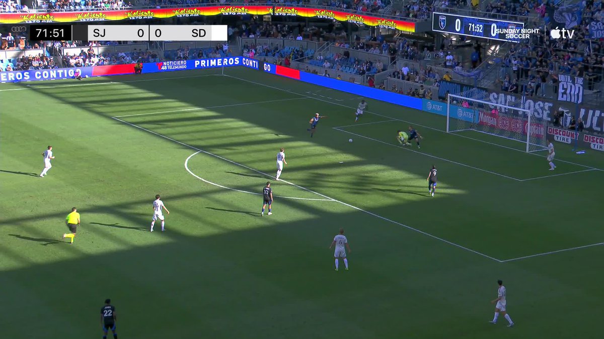 Josef pounces to put San Jose Earthquakes in front! 💥 📺 #MLSSeasonPass or Apple TV+: