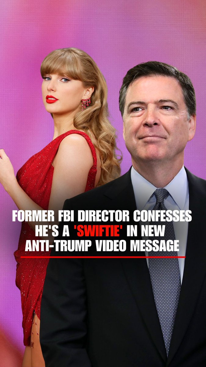 Former FBI Director James Comey suggests he's taking life advice from Taylor Swift in an anti-Trump video message.