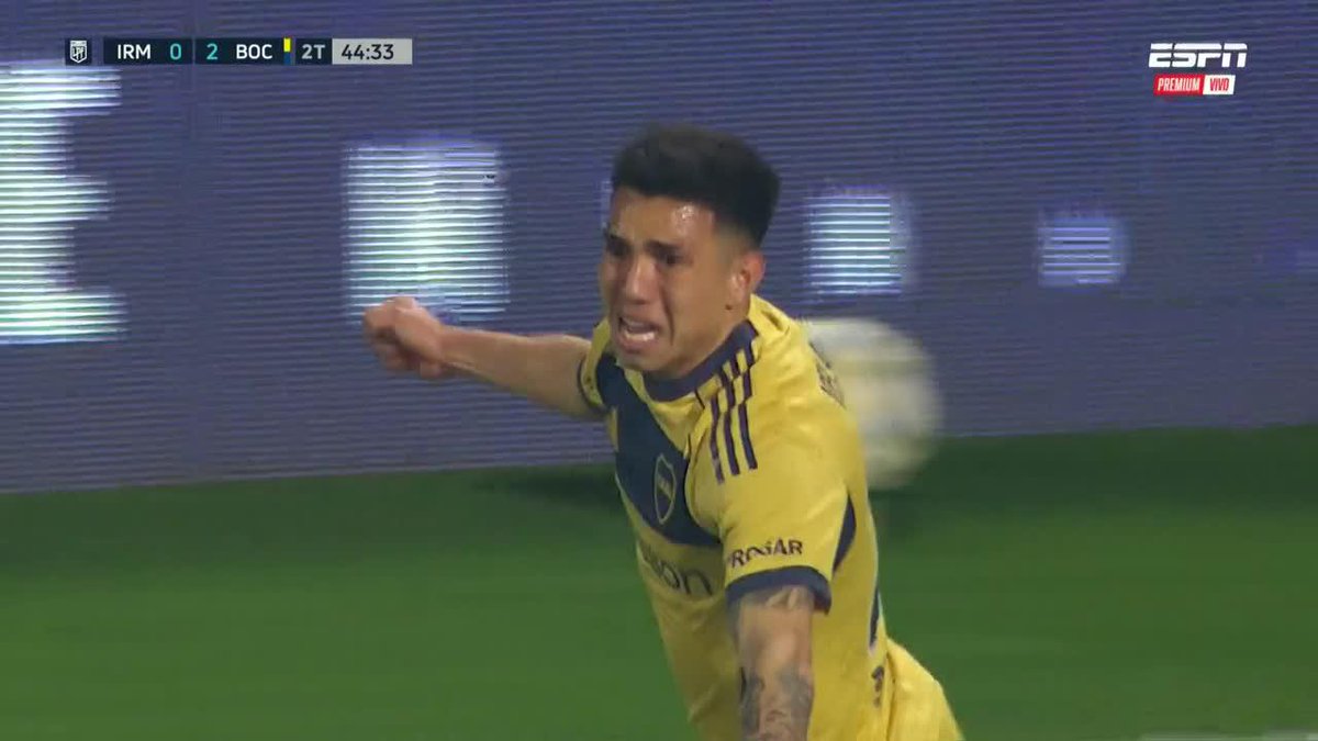 ⚽ALAN VELASCO SE SACÓ LA MUFA y es SU PRIMER GOL EN #BOCA, con lágrimas en sus ojos.