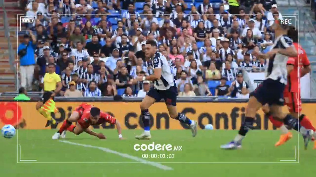 ¡El segundo del partido, el gol de Lucas Ocampos desde el #LenteRayado Codere.mx. 👊🏼Ⓜ️