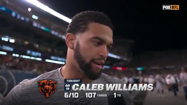 #ChicagoBears QB Caleb Williams joins Pam Oliver to talk about expectations as he enters year 2 in the NFL 💪