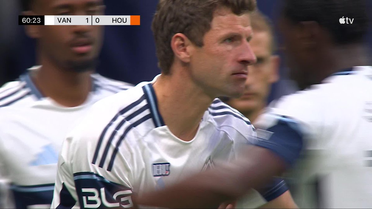 Thomas Müller makes his Vancouver Whitecaps debut ⚪ (via Major League Soccer)