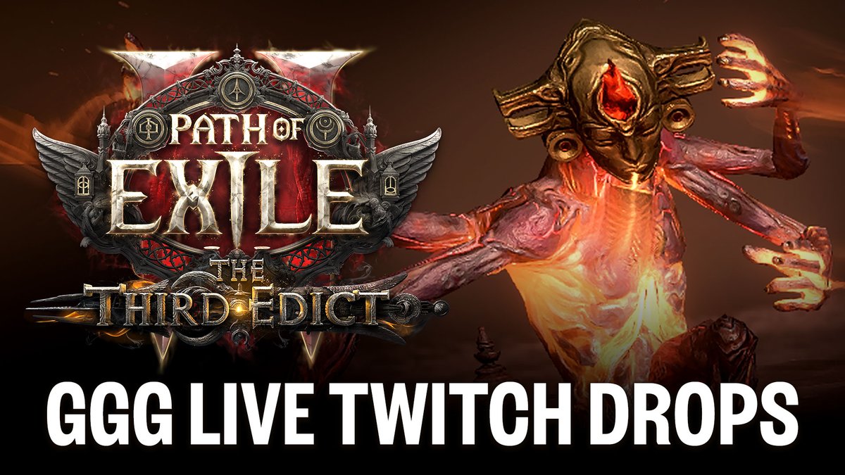 Watch the Third Edict live reveal on Wednesday, August 20th (PDT) and you’ll be able to earn the Sun Priest's Incineration Rare Finisher Effect with Twitch Drops! Find out more: