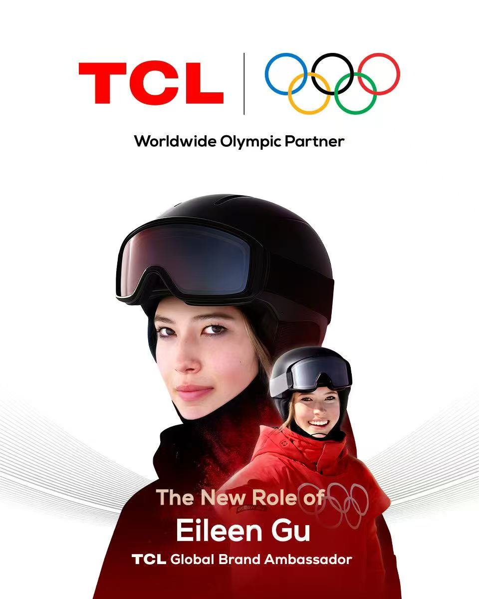 🤝 Uniting to Inspire Greatness: This summer, we’re proud to welcome Eileen Gu to the TCL family as our Global Brand Ambassador! We’re on a mission to change the world through passion and courage with the Olympic champion freestyle skier. Eileen’s passion for progress pushes her to try new tricks, and that same fearless attitude drives our relentless innovation. Witness each moment of aspiration and triumph at the Olympic Winter Games Milano Cortina 2026 with TCL. Can’t wait to Inspire Greatness together! @milanocortina26 The Olympic Games