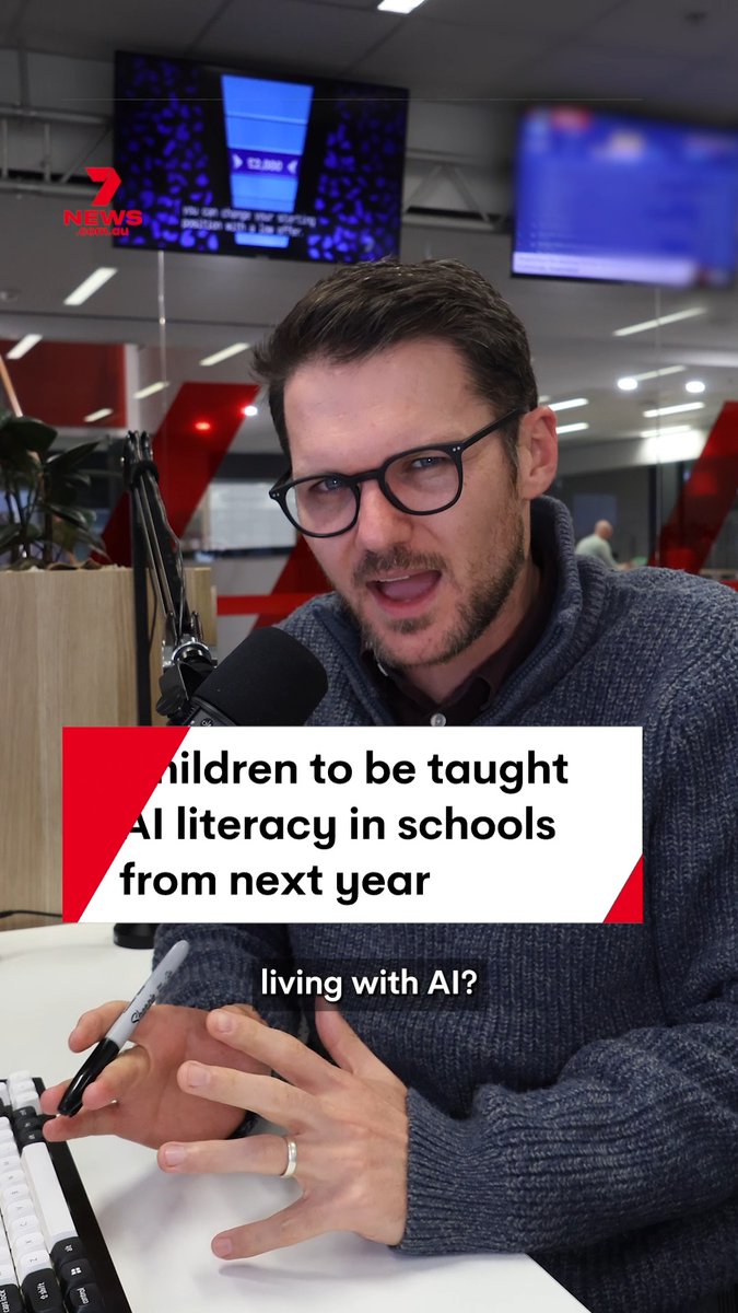 Australian students will be schooled up in artificial intelligence to prepare for jobs that don't even exist yet. Select schools will take part in a pilot program being rolled out in K-12 levels across the country. It will help around 1 million students prepare for the workforce. Around 200,000 A.I. related jobs are expected to be created by the end of 2030. #ai #chatgpt #amazon #codeforschools #coding