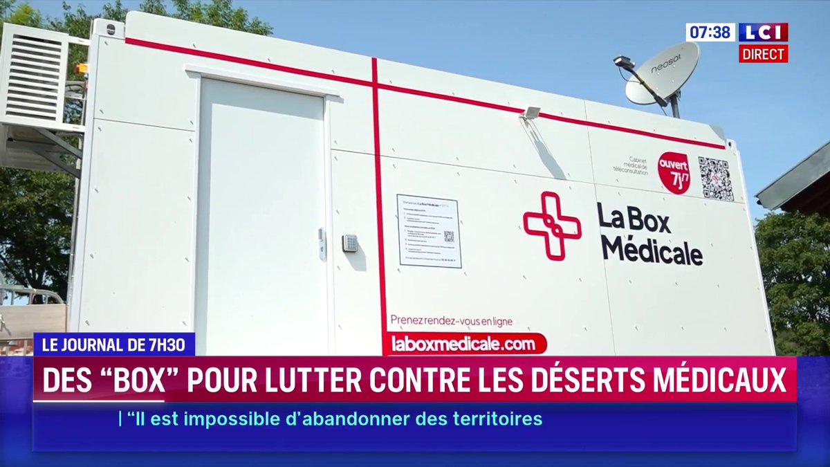 🚨ALERTE INFO Pour lutter contre les déserts médicaux, on installe de plus en plus de « box médicales ». Rappelez-vous-en quand vos élus votent une loi sur la fin de vie, alors qu’ils ne savent même pas gérer le manque de médecins traitants..