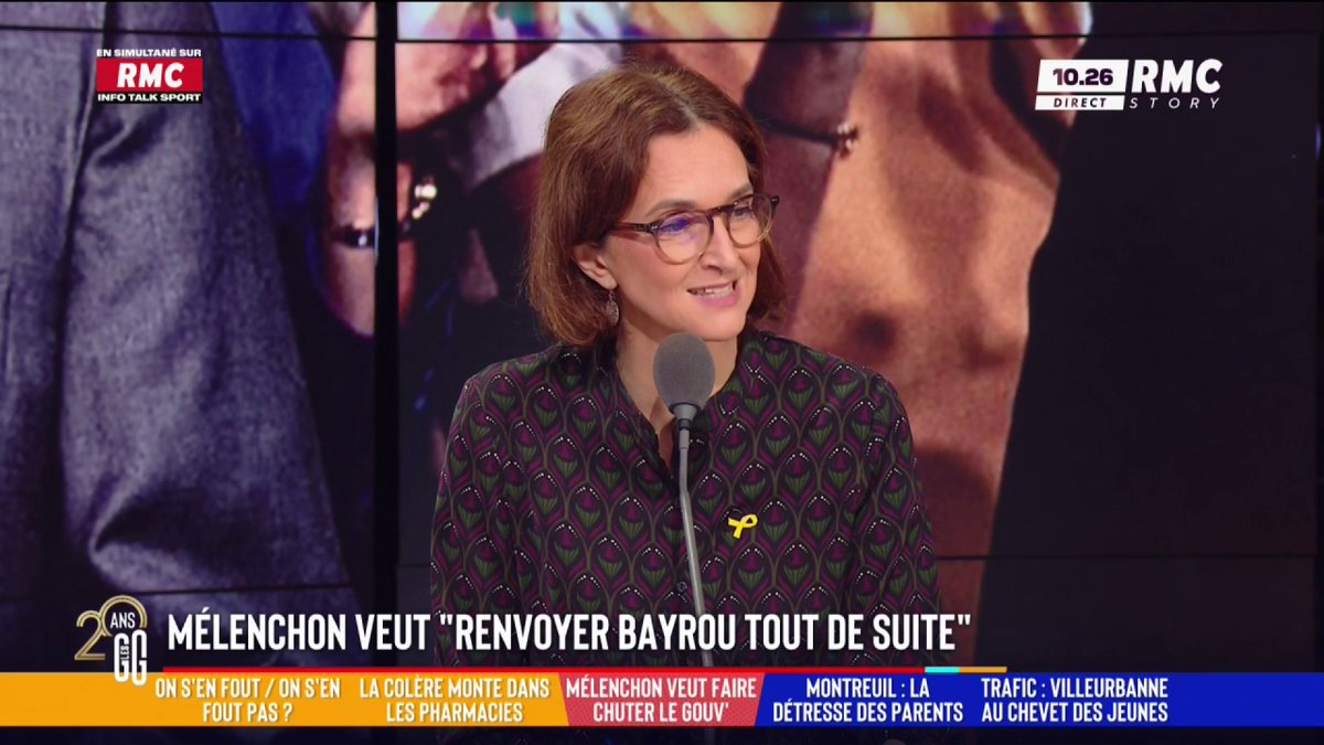 ⛔️ « Il faut renvoyer François Bayrou tout de suite » : êtes-vous d’accord avec Mélenchon ? 🗣️ Barbara Lefebvre : "Le responsable, c'est Macron. Il doit avoir un geste gaullien et s'en aller. Si Bayrou s'en va, on va avoir qui ? Lecornu encore !" #GGRMC