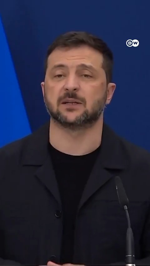 🇺🇦乌克兰总统泽连斯基今天带着「后援」前往华府：欧洲领袖将和他一起，在华盛顿与川普会面。会面前夕，泽连斯基发表讲话。他们此行的目的是什么？