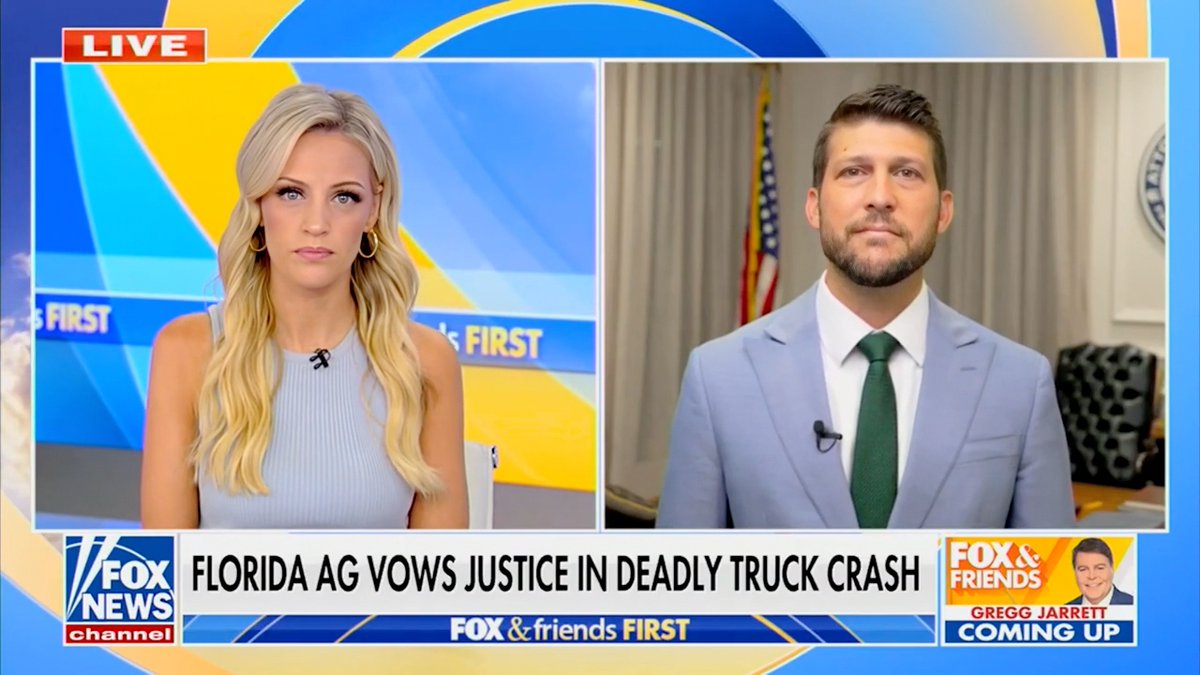 I joined Fox &amp; Friend First to discuss the illegal alien truck driver who killed three people in St. Lucie County.
