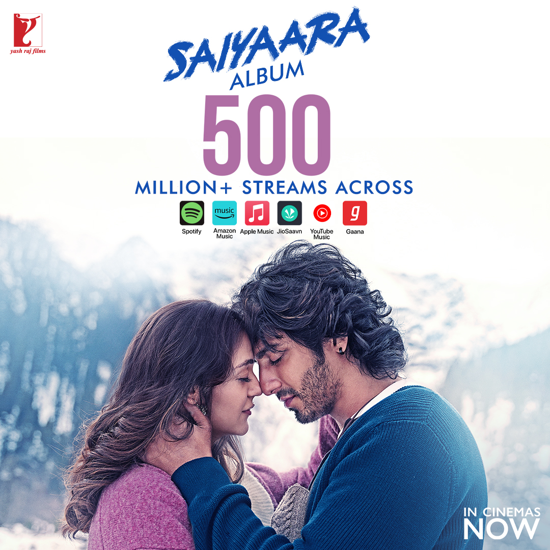 We are feeling the love and it is all because of you all ♥️ Watch #Saiyaara in cinemas now! |