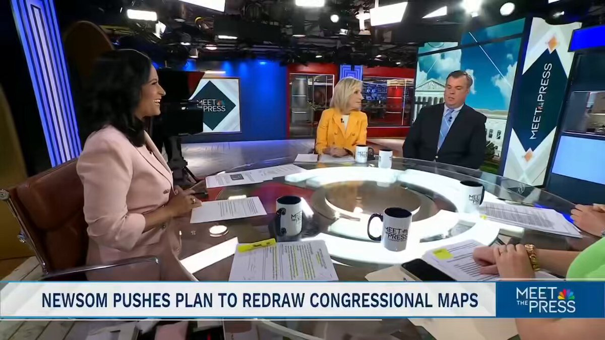 On the midterm and 2028 implications of the redistricting fight My analysis from Meet the Press >
