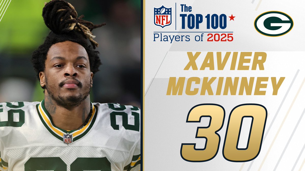 NFL Top 100 Players of 2025: Green Bay Packers safety Xavier McKinney comes in at No. 30! NFL Films