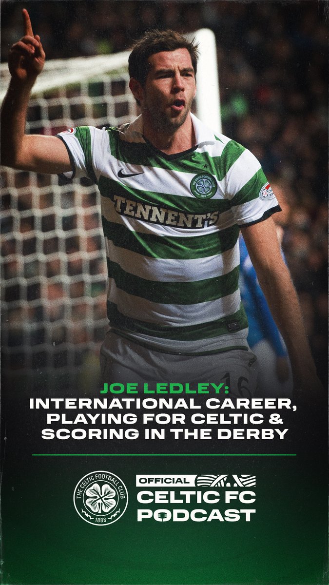 New podcast episode ๐จ Ahead of his appearance at Paradise for the Celtic legends v Man Utd legends match, hear from Joe Ledley as he reflects on his international career, his years with Celtic and his Glasgow derby winner ๐ Full episode available now โคต๏ธ