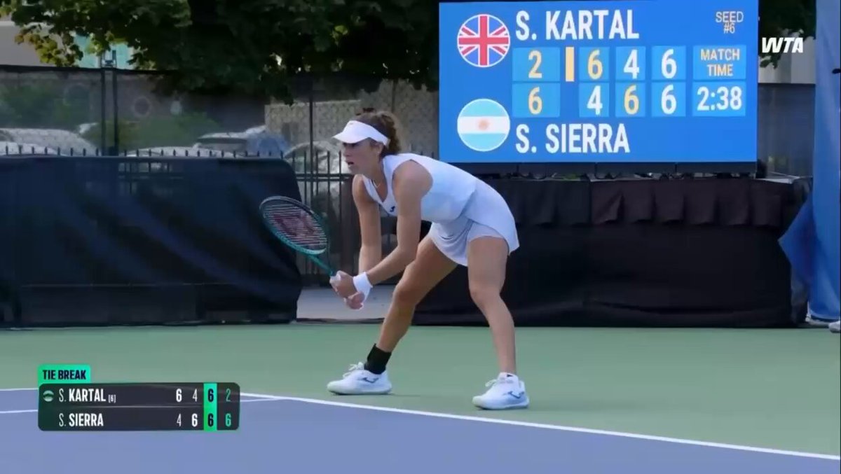 Primer paso WTA 250 CLEVELAND. Gracias Cancha Central 🎾 por el vídeo !