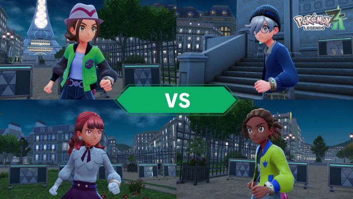 The Z-A Battle Club comes to Pokémon Legends: Z-A! Up to 4 players go head-to-head to defeat as many of their opponent’s Pokémon as they can in 3 minutes. With Mega Evolved Pokémon & the game’s new real-time combat system in play, expect a totally different kind of challenge!