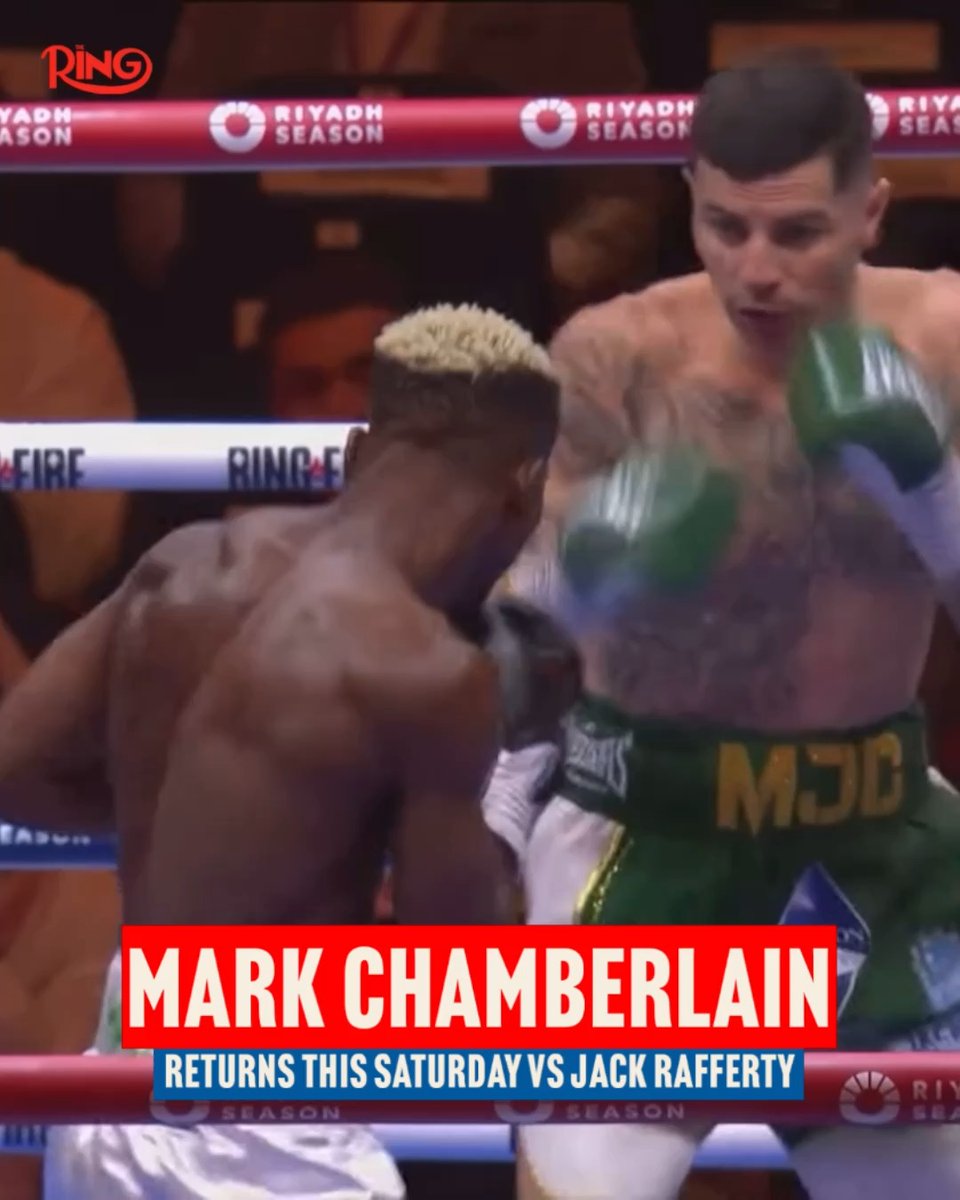 Mark Chamberlain carries serious power 💥 The Portsmouth puncher challenges Jack Rafferty for the British and Commonwealth super-lightweight titles this Saturday on DAZN.