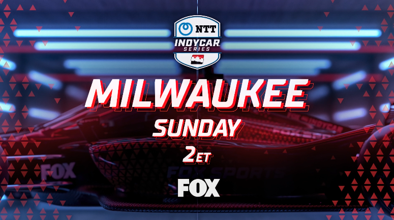 Up next: Milwaukee Mile. Sunday at 2p ET on FOX! NTT INDYCAR SERIES | Milwaukee Mile